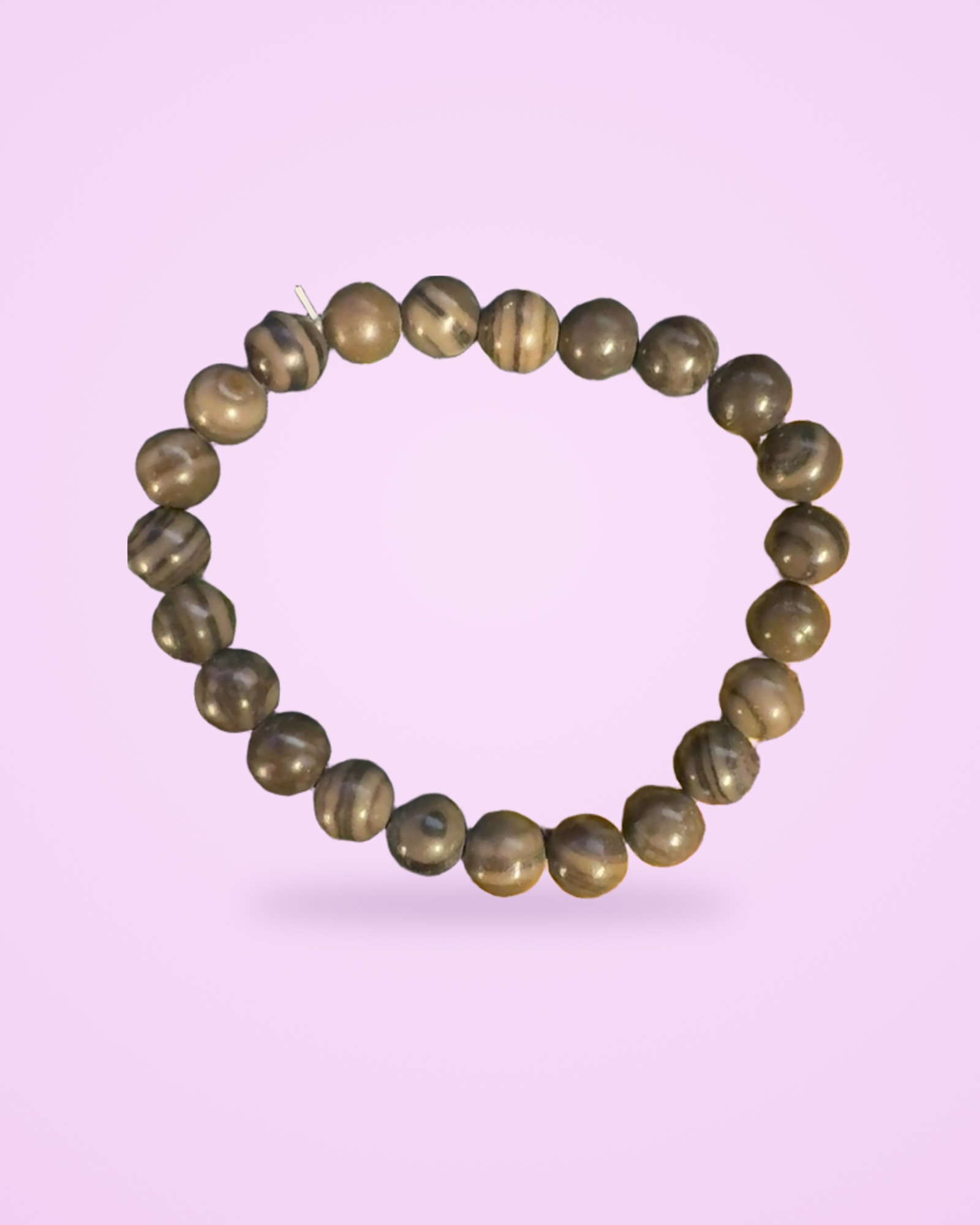Cappuccino Jasper ~ Genuine Gemstone, handmade bracelet by MT Girl Graphics